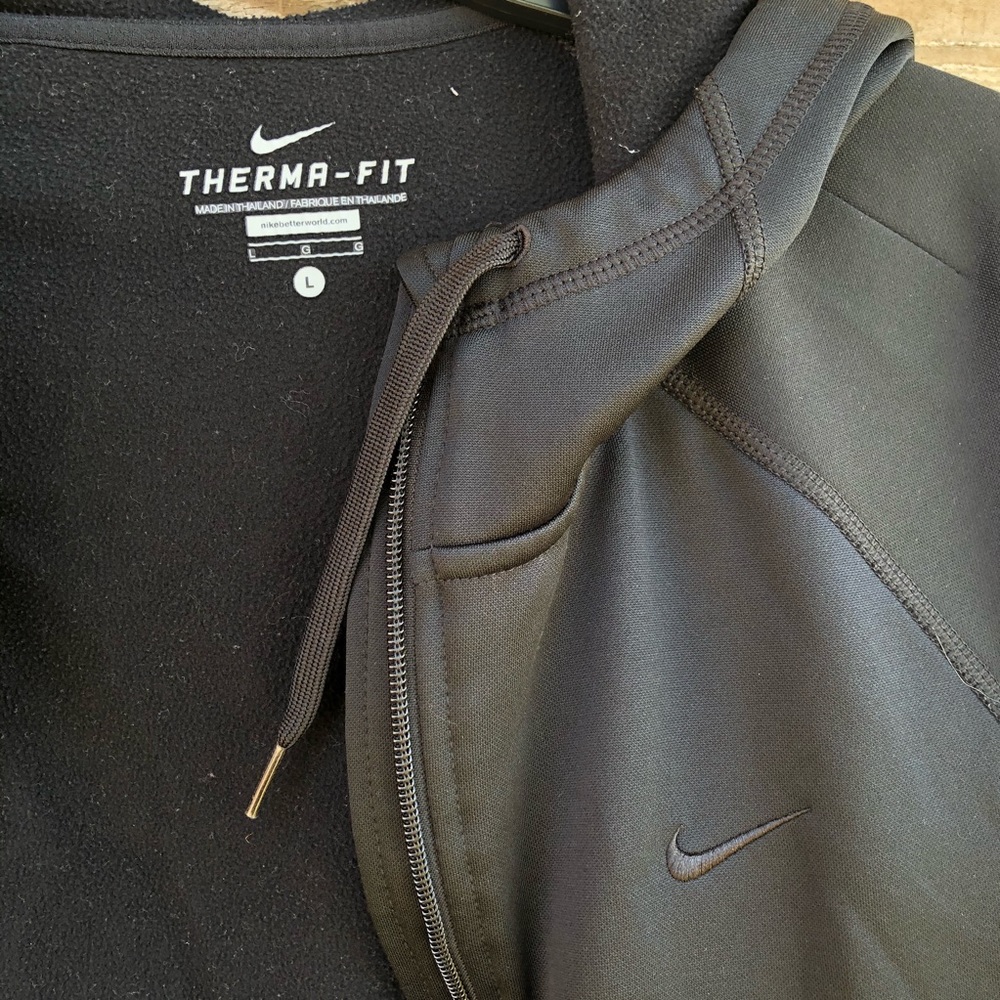 Black nike zip up